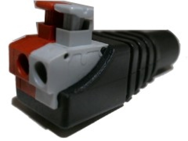 DC plug 2.1mm with push button terminal