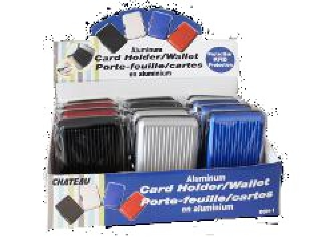 Wallet - card holder - aluminum