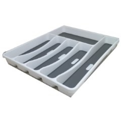 Cutlery tray large anti slip 6 sections