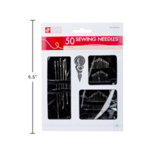SEWING E. 50PC Assorted SIZES SEWING  NEEDLE SET W/TH