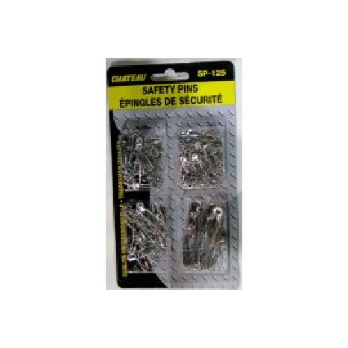 Safety Pins 125 pcs Assorted