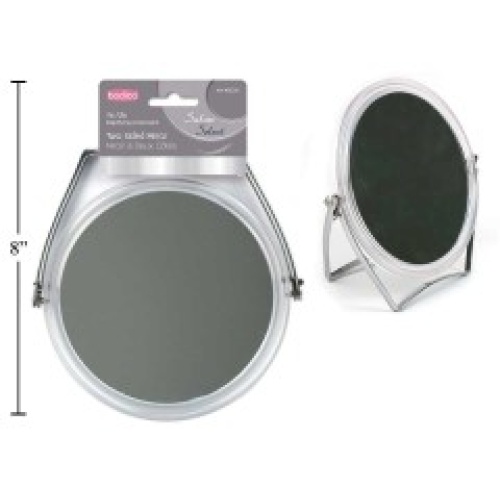 BODICO, 2-SIDED METAL STAND MIRROR,H/C