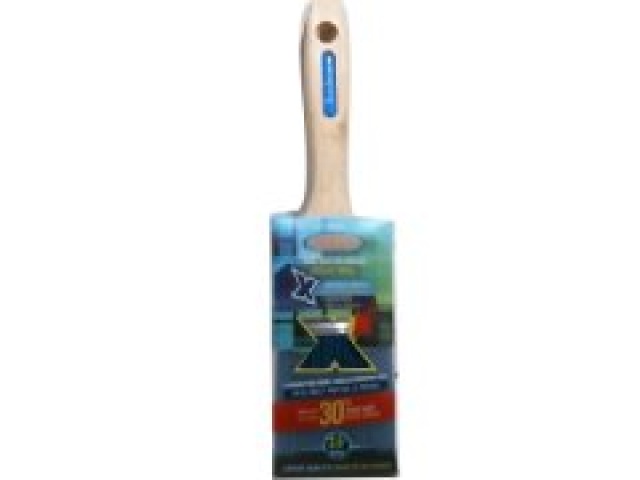 Paint brush 2.5 inch oval cutter synthetic bristles\