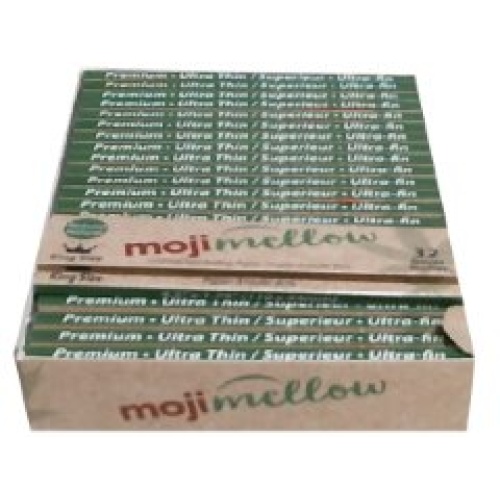 Moji Mellow 32pc. Rolling Paper Unbleached Booklet 110x44mm.