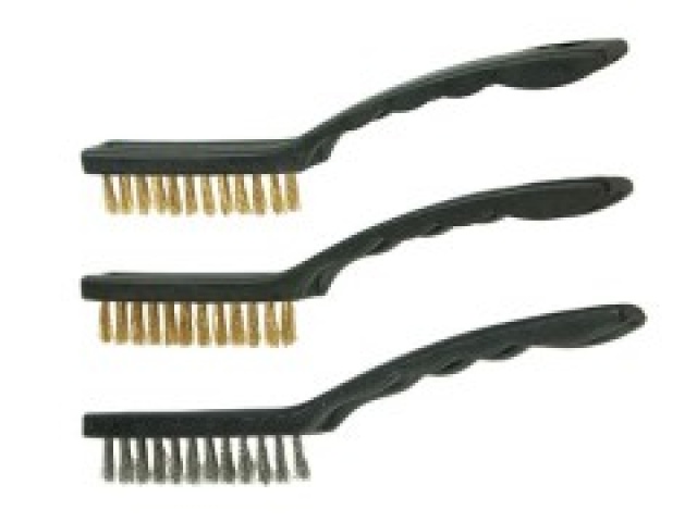 3 Pc Wire Brush Set