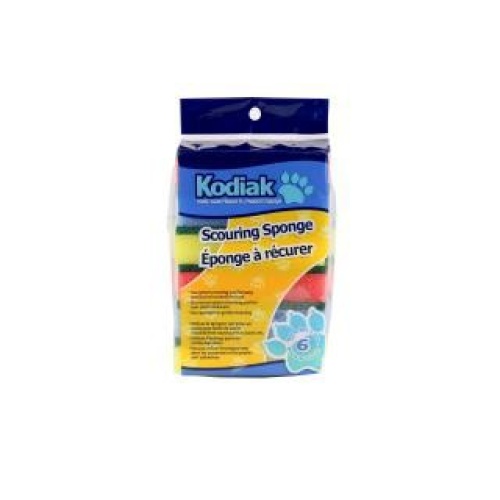 Kodiak Scouring Sponge Asst 6 pack