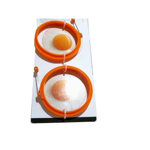 Luciano 2-Pc. Reversible Egg Ring, Silicone ,2 colours