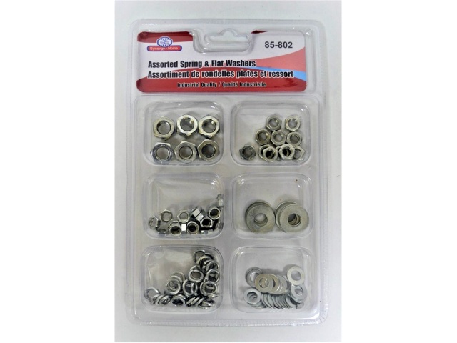 ASSORTED SPRING & FLAT WASHERS