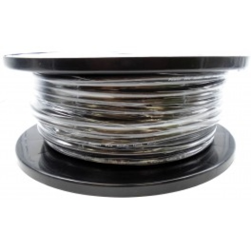 Power wire 8 gauge black 200 foot roll sold by the foot