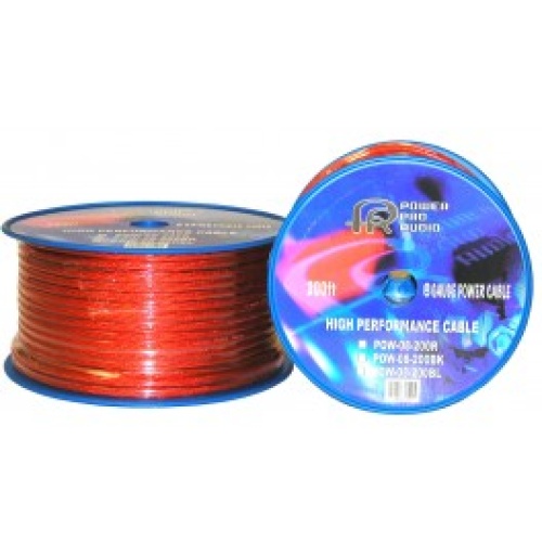 Power wire 8 gauge red 200 foot roll sold by the foot