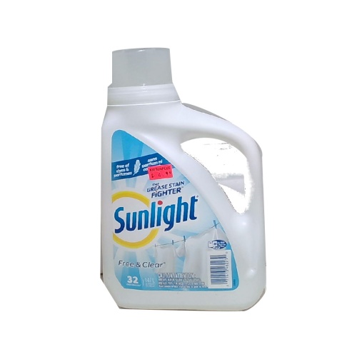 Sunlight Laundry Detergent Free and Clear 1.47L.