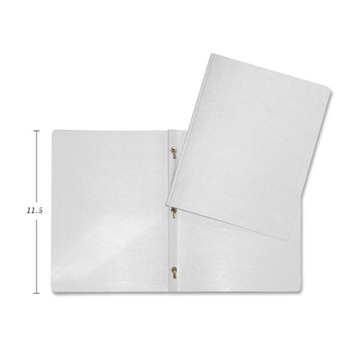 3 PRONG REPORT COVERS LETTER SIZE, WHITE