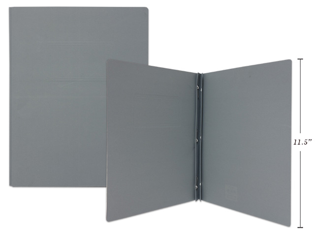 3 PRONG REPORT COVERS, LETTER SIZE GREY COLOR