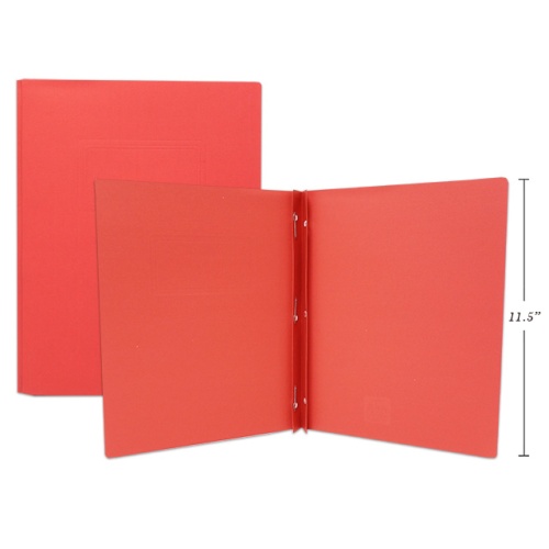 3 PRONG REPORT COVER, LETTEER SIZE, RED