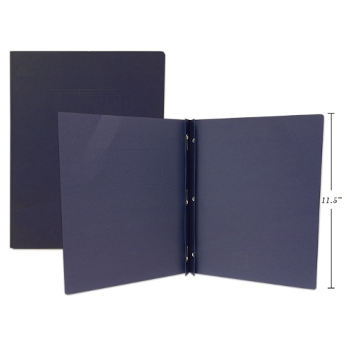 3 PRONG REPORT COVER, LETTER SIZE DARK BLUE 50