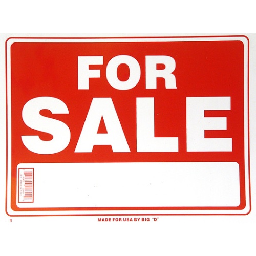 Sign 'For Sale' 16x12
