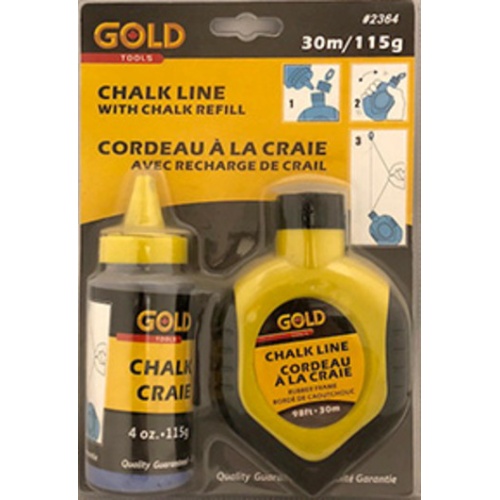 Chalk line and refill set