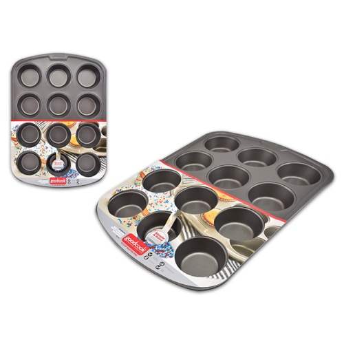 Muffin pan non-stick standard 12 cup