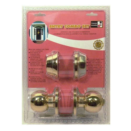 entry combo set solid brass