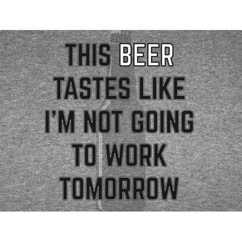 T-Shirt with print - Beer Tastes - XL