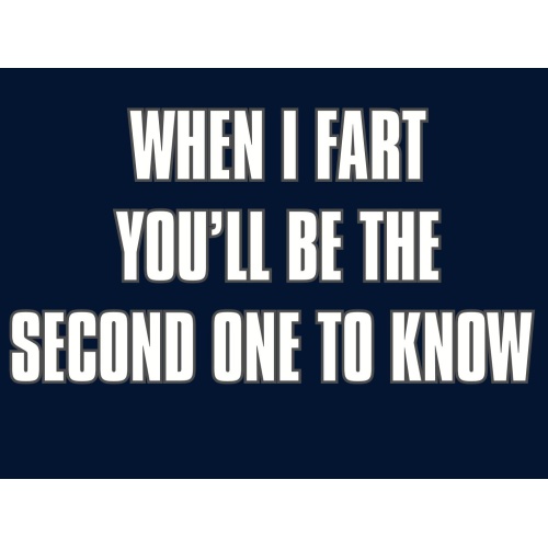 T-Shirt with print - Fart Second - L