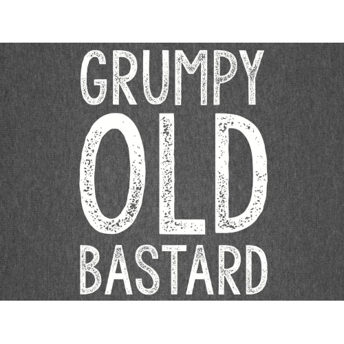 T-Shirt with print - Grumpy Old Bastard - M
