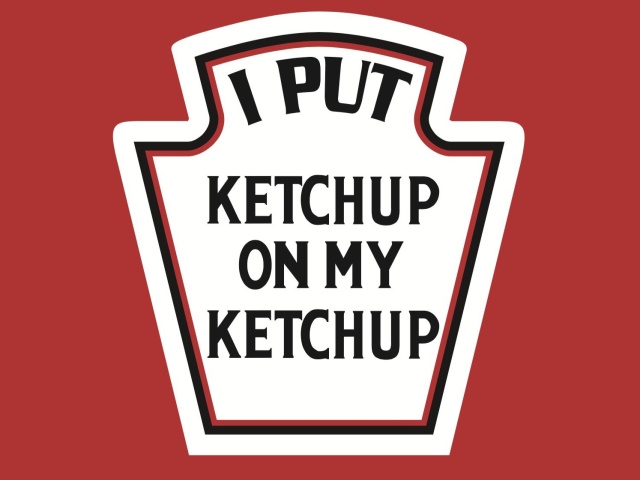 T-Shirt with print - Ketchup - M