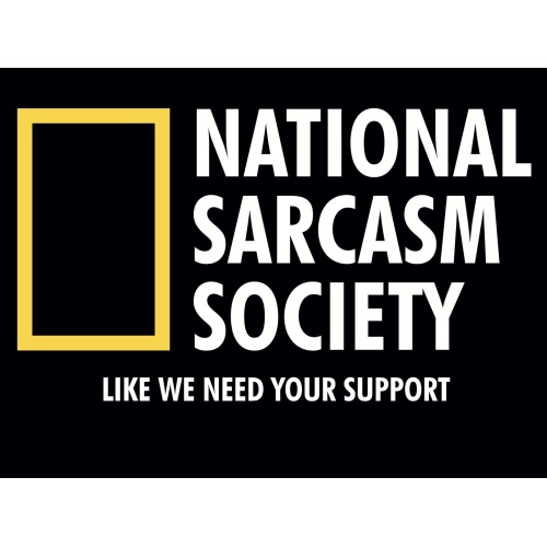 T-Shirt with print - National Sarcasm - XXL