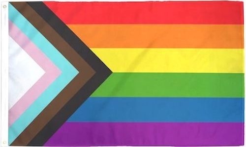 3x5 foot Progress pride/Rainbow LGBTQ Flag