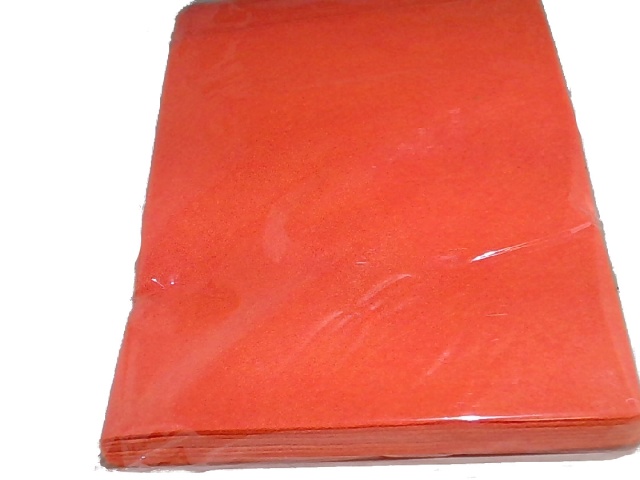 Acxrylic Felt Sheet 9x12 Orange\