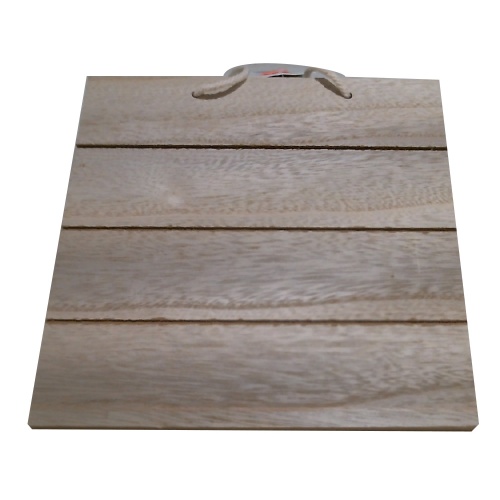 Wood Décor Slat-Wall Hanger Plaques