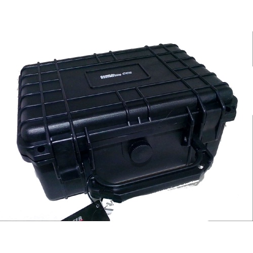 Airtight safe store case 9x7.5x4.4 inch IP65 rated diced foam removeable for gear protection