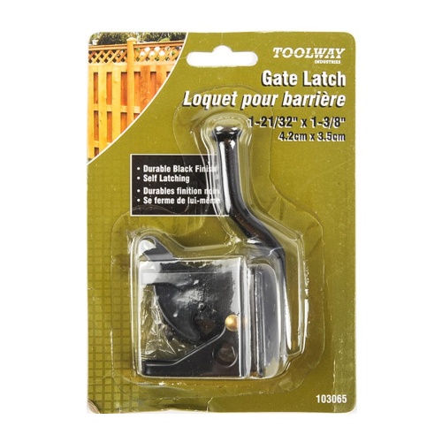 Gate latch 1 21/32 x 1 3/8 inch