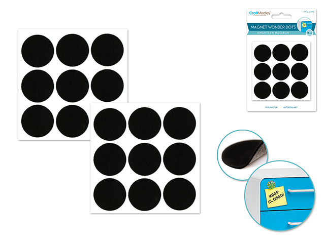 Magnet Wonder Dots: 1 Peel-n-Stick x18\