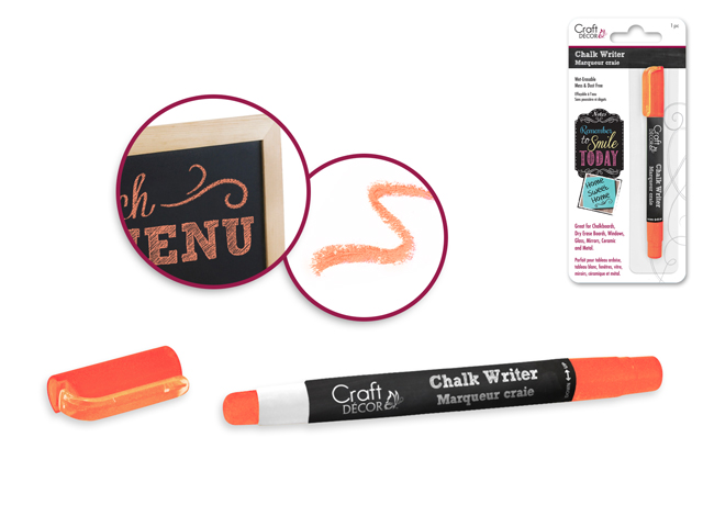 Craft Decor: Chalk Writer Neon Orange