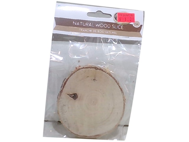 Craftwood 9cm. Natural Birch Slice