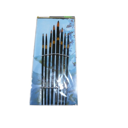 30ct Flat Liner & Round Brushes - Paint Brush by Shape - Art Supplies & Painting