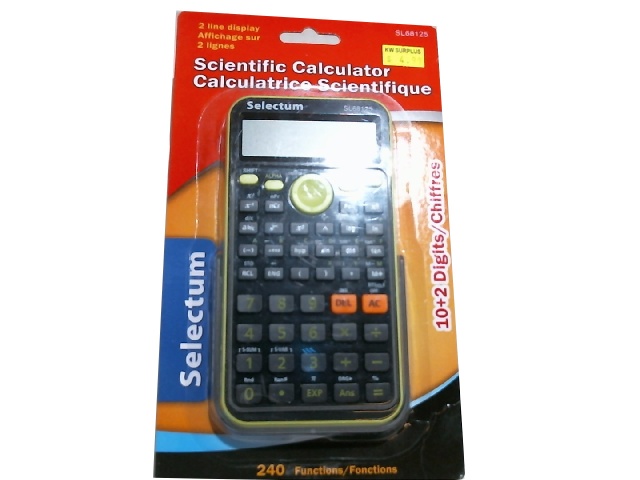 Scientific Calculator 229 Functions Battery Included