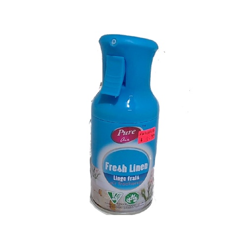 Pure Air Trigger Spray Freshener Fresh Linen 250ml. X 12