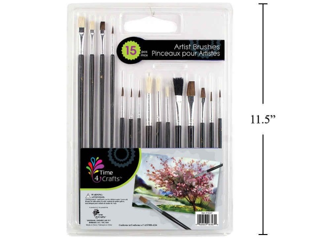 Time 4 Crafts 15-pc Artist Brushes