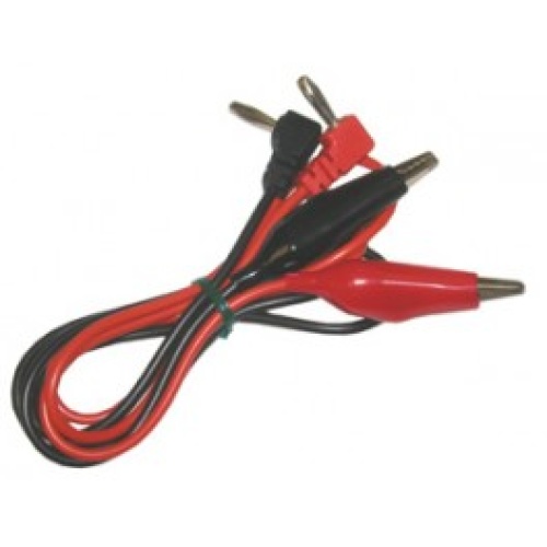 Test lead set with small alligator clips