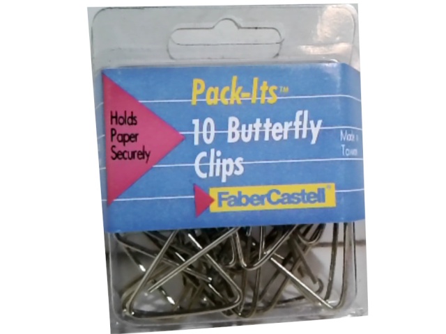 Butterfly Clips 10pk. Fabercastell