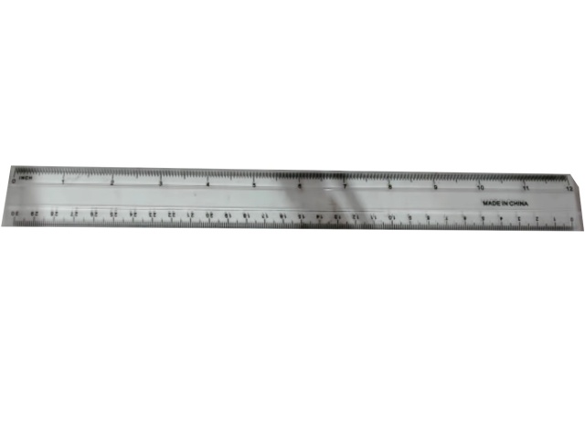 Ruler Clear Plastic 30cm Or 12/$7.99