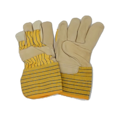 Work Gloves Grain Leather Fleece Lined 4 Gauntlet