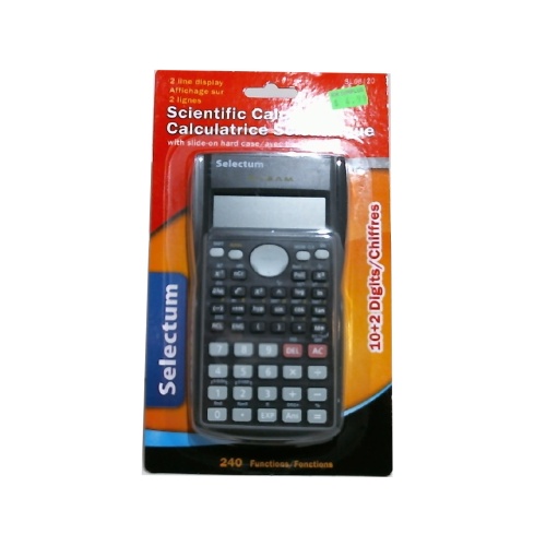 Scientific Calculator 240 Functions Battery Incl. 2 Line Display