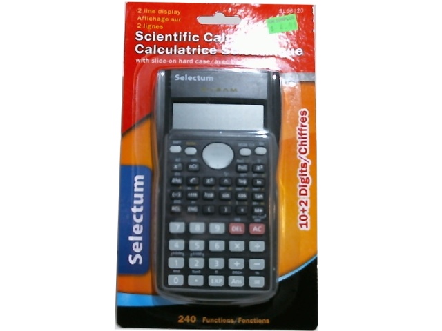 Scientific Calculator 240 Functions Battery Incl. 2 Line Display