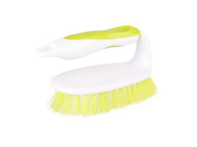Scrubbing brush with handle iron shaped V-Kleen