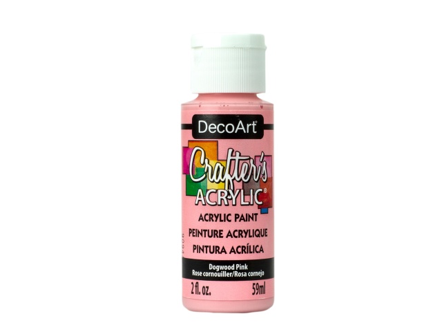 Crafters Acrylic Paint: 2oz Craft & Hobby DCA01-DCA173 A147 Dogwood Pink