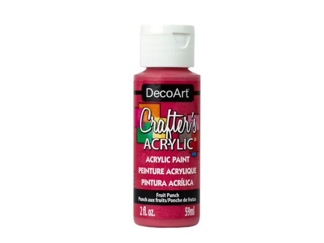 Crafters Acrylic Paint: 2oz Craft & Hobby DCA01-DCA173 A148 Fruit Punch