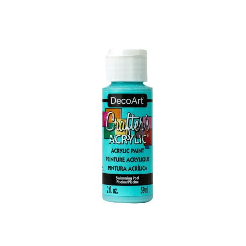Crafters Acrylic Paint: 2oz Craft & Hobby DCA01-DCA173 A159 Swimming Pool